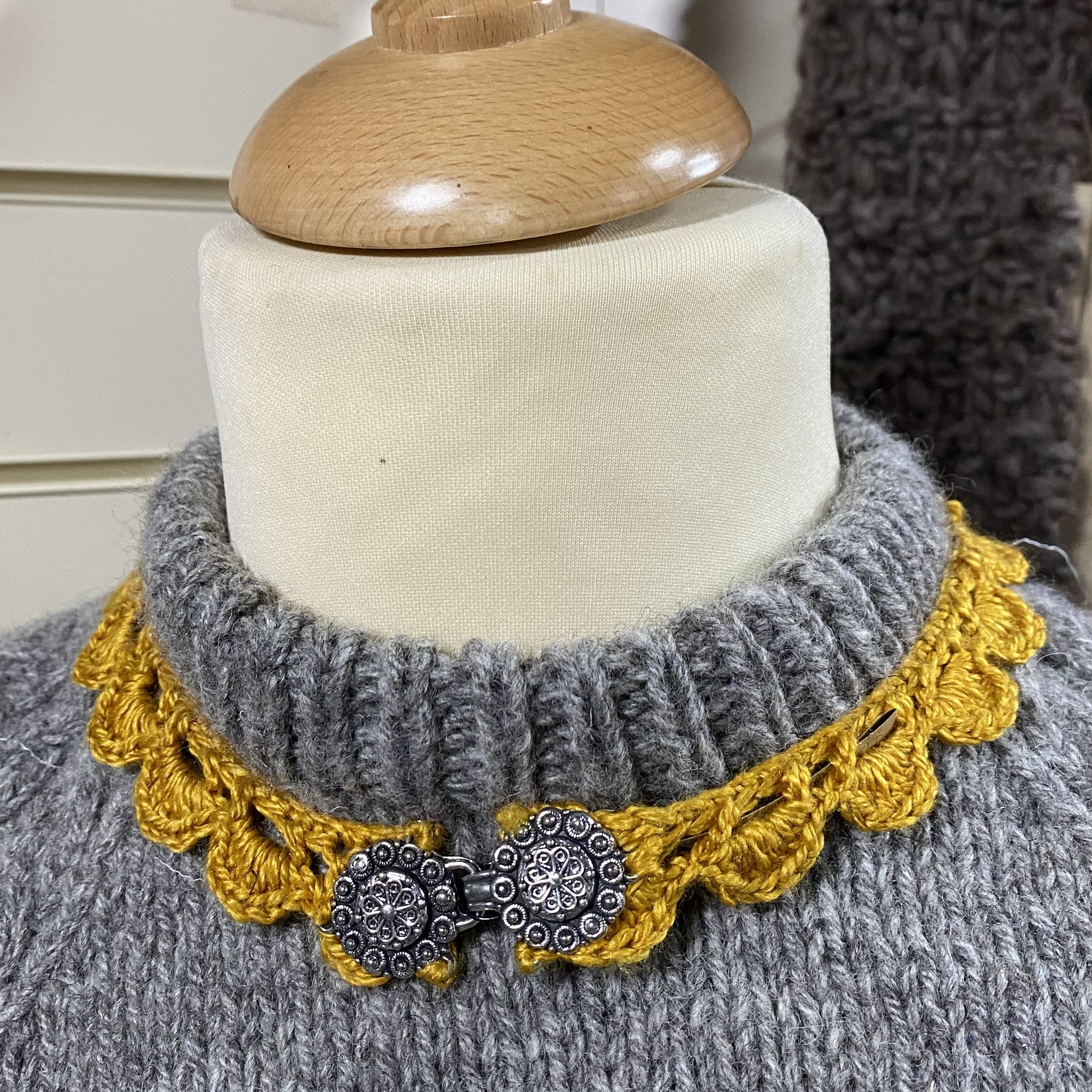 Hand Crocheted Collar