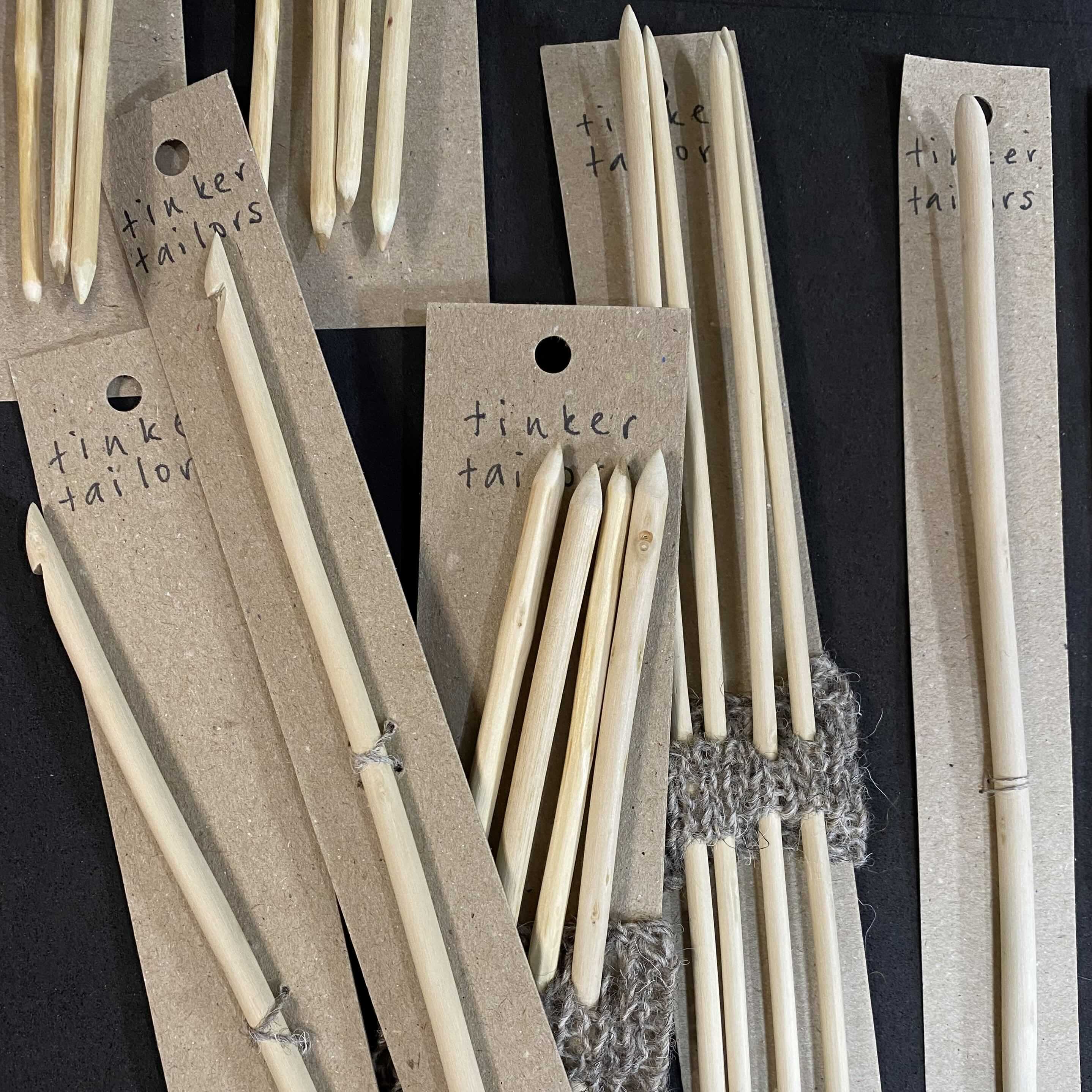 Handmade Olive Wood Knitting Sticks