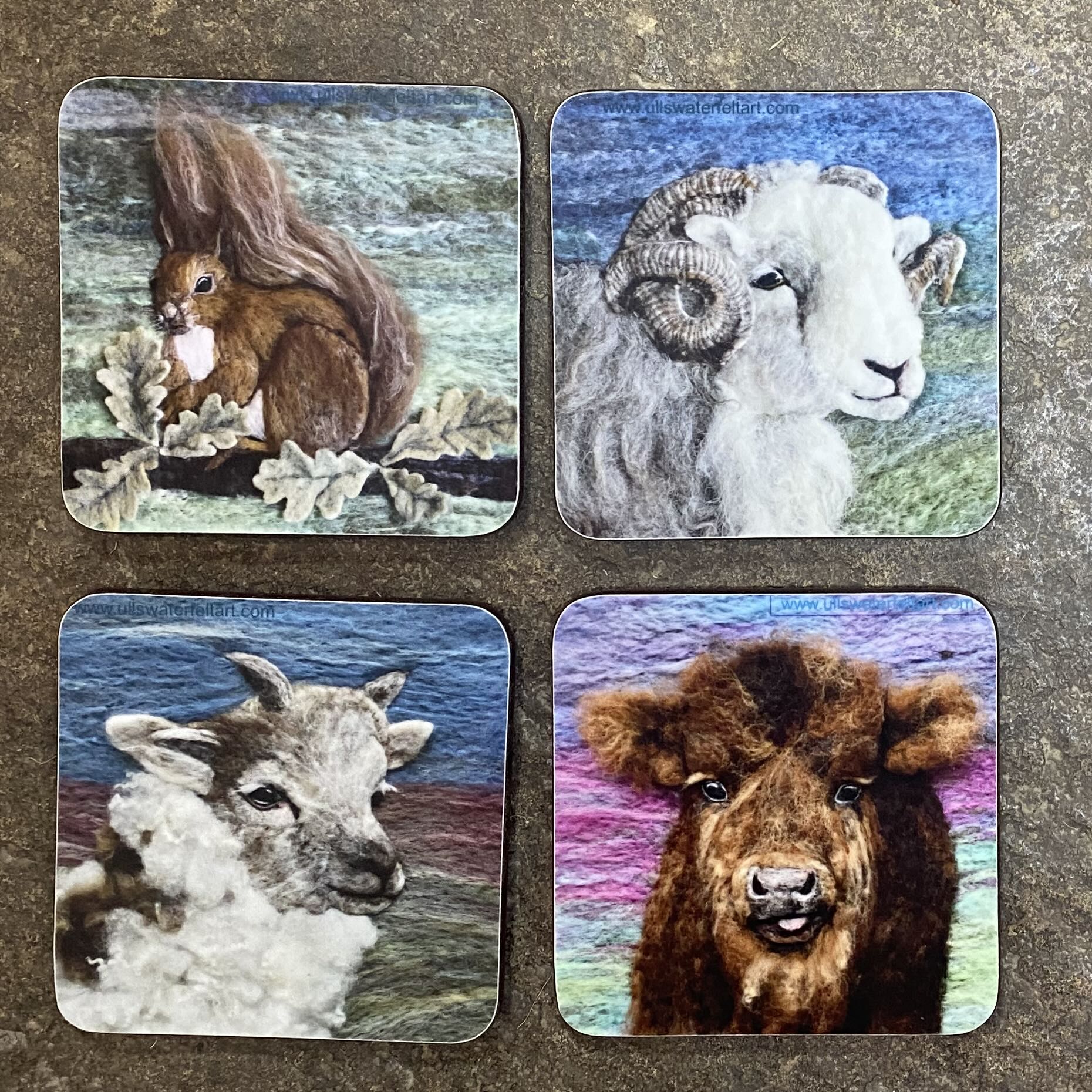 Coasters - From An Original Felting